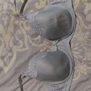 *Q-T Intimates Underwire Bra Gray as 42D